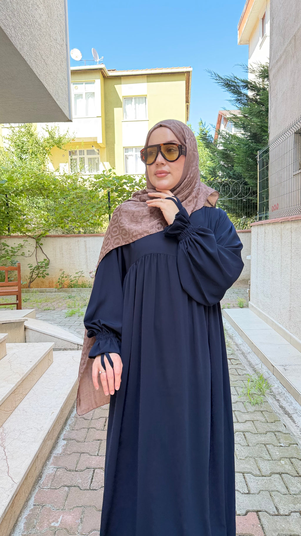 RANA elbise lacivert