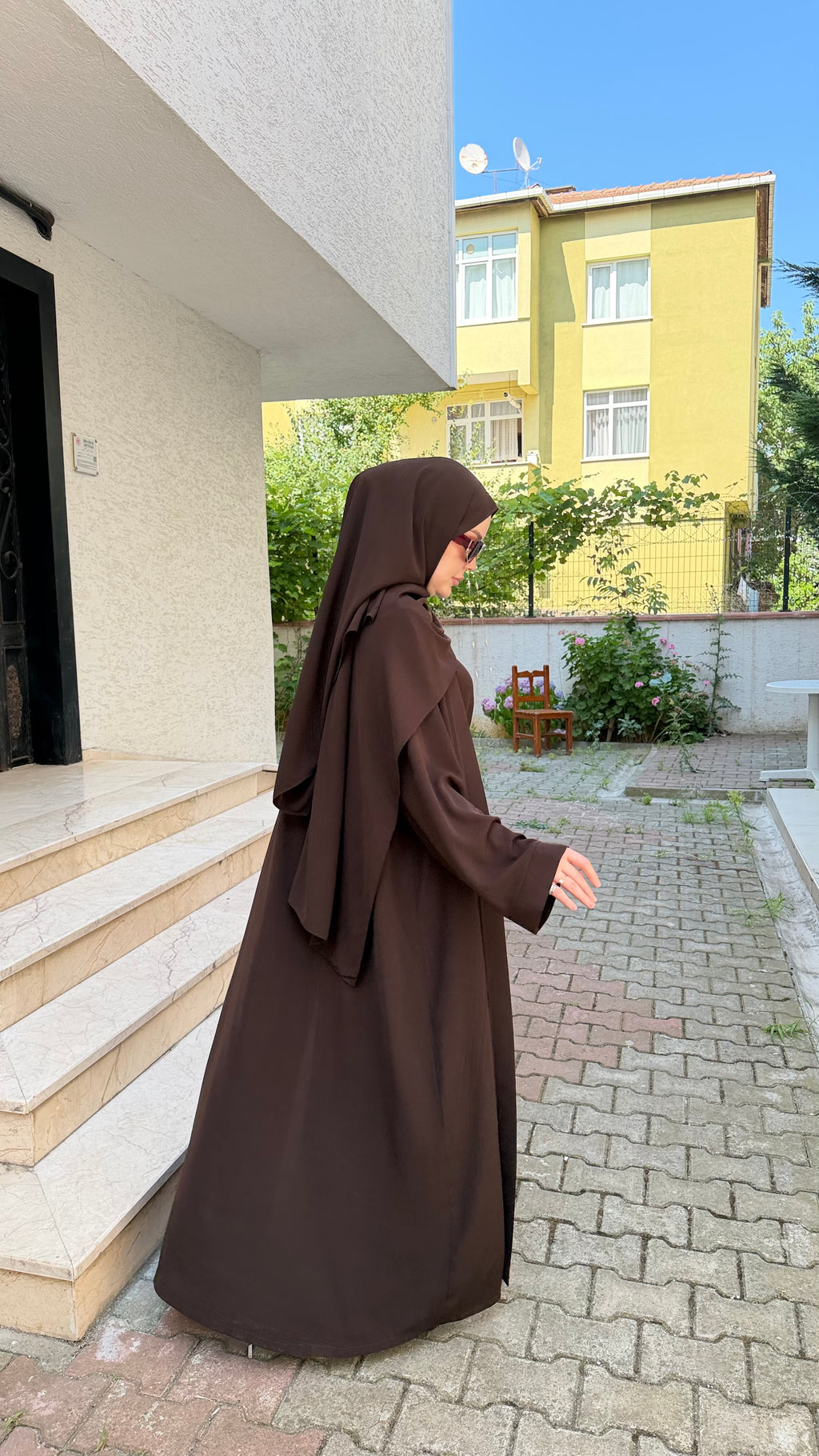 NOURA abaya set Akahve