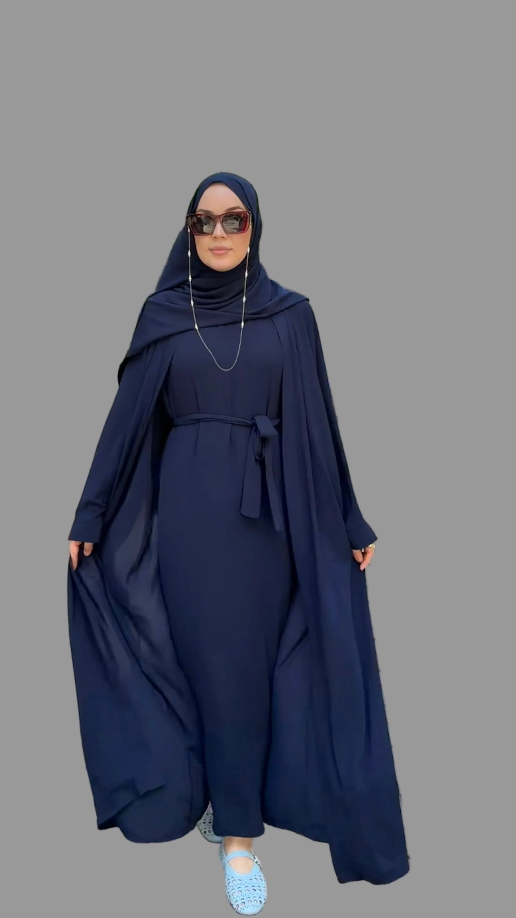 NOURA abaya set lacivert 🔵