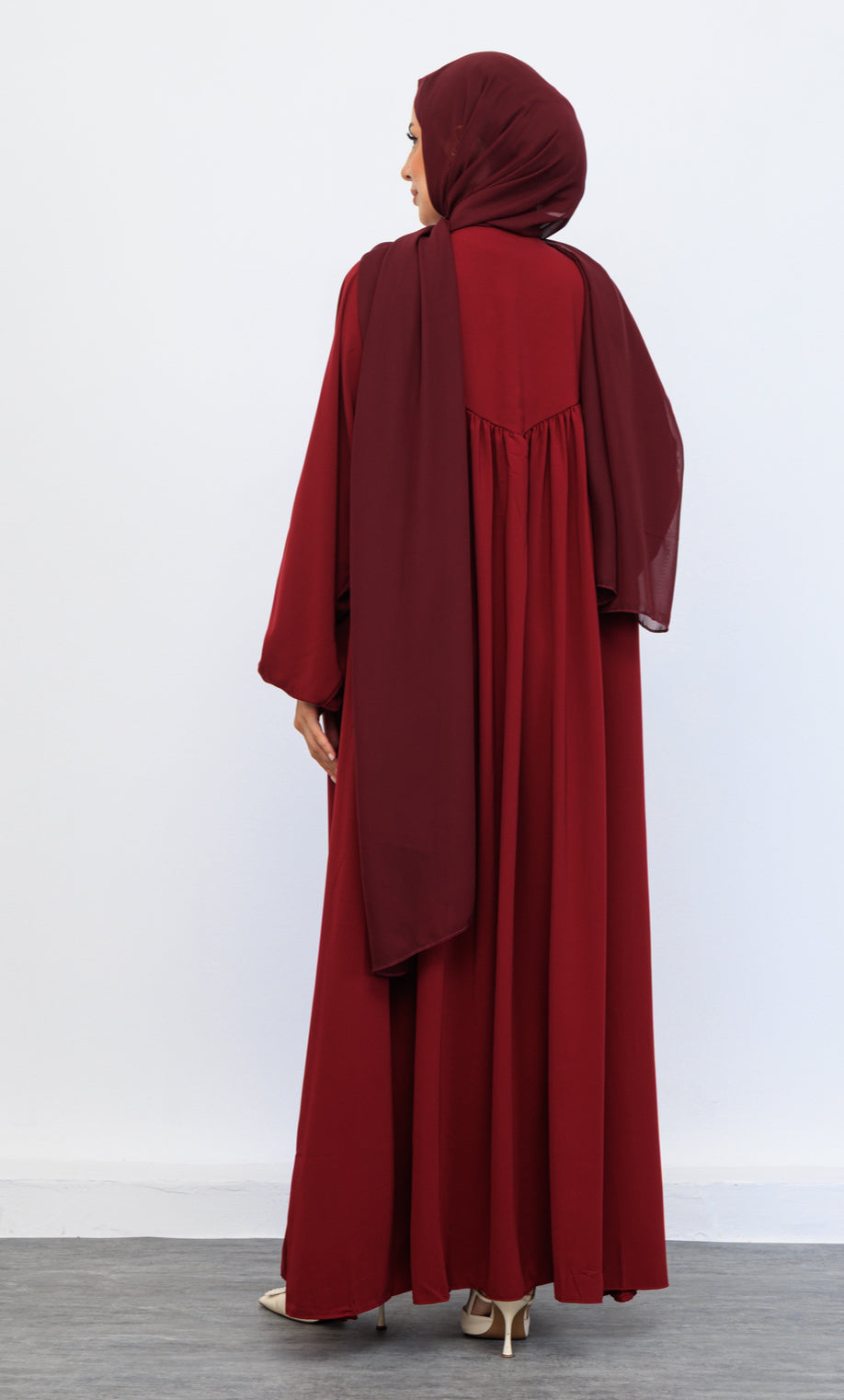 Prenses Bordo renk