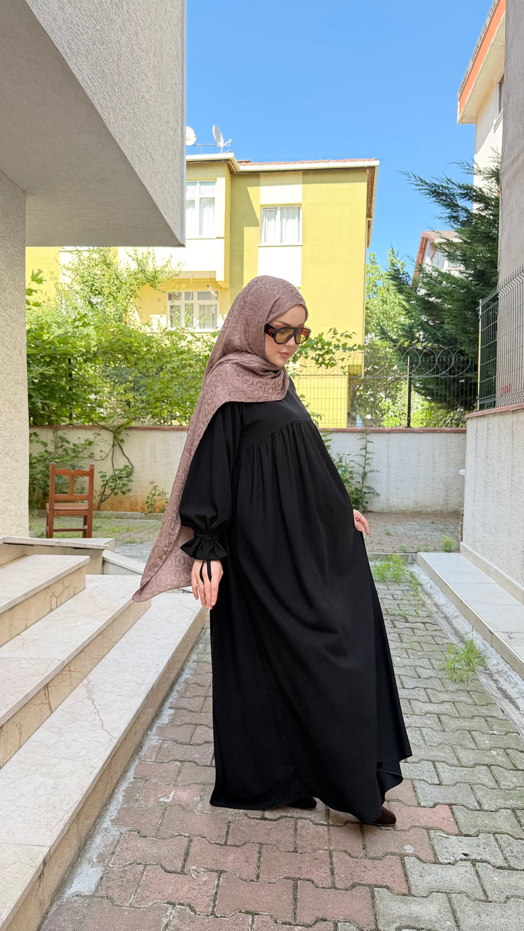 RANA elbise siyah