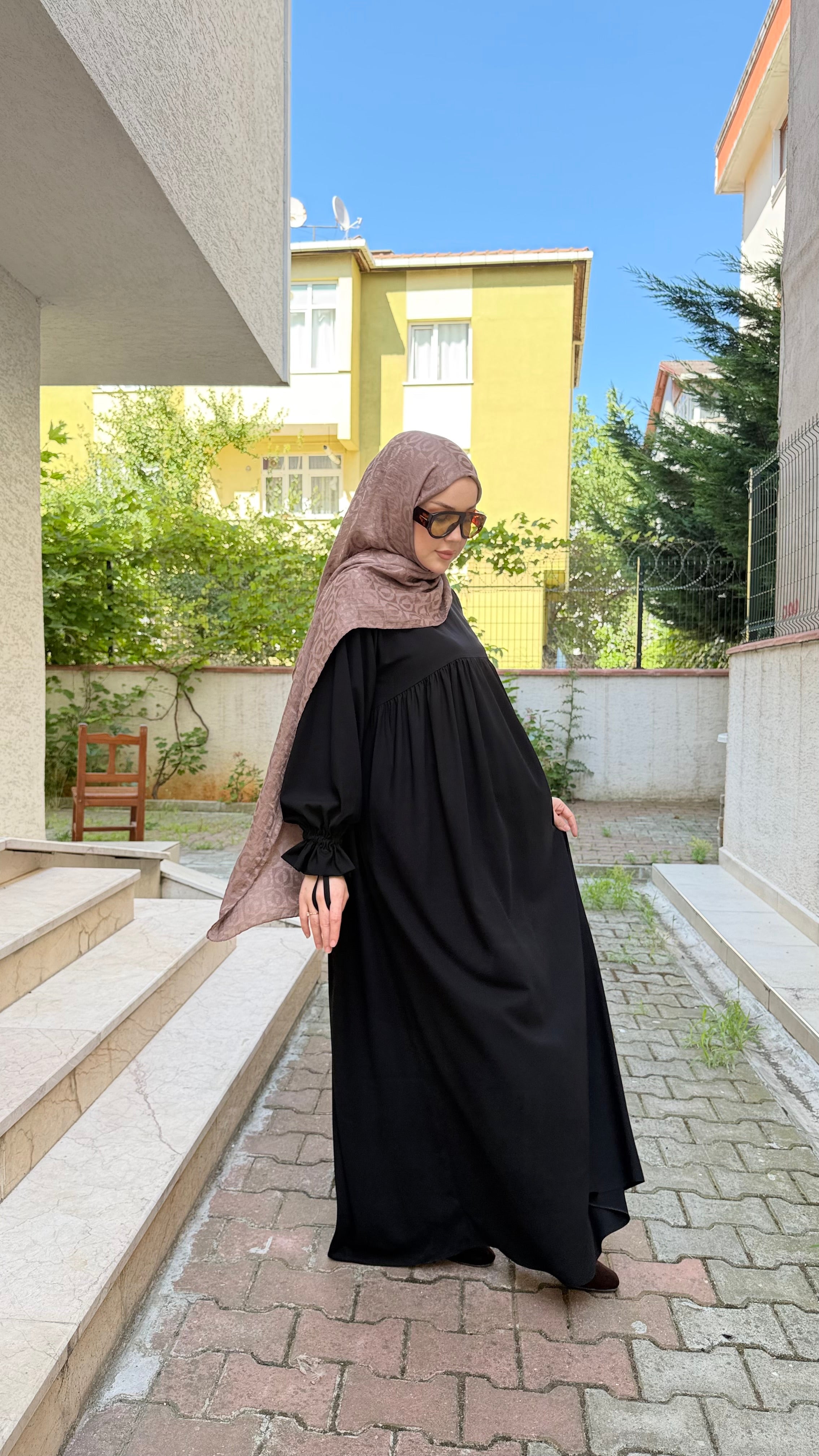 RANA elbise siyah