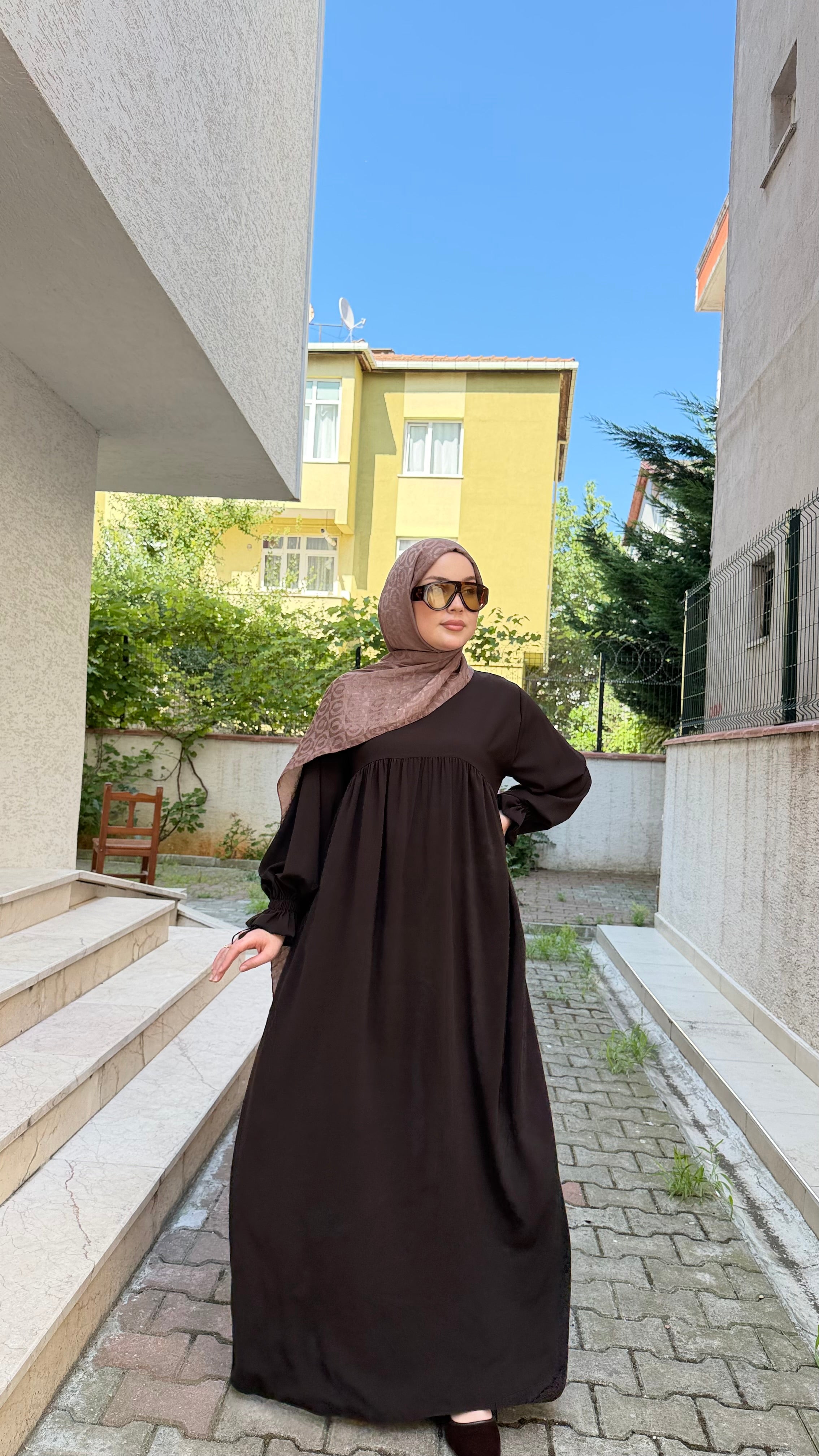 RANA elbise Akahve