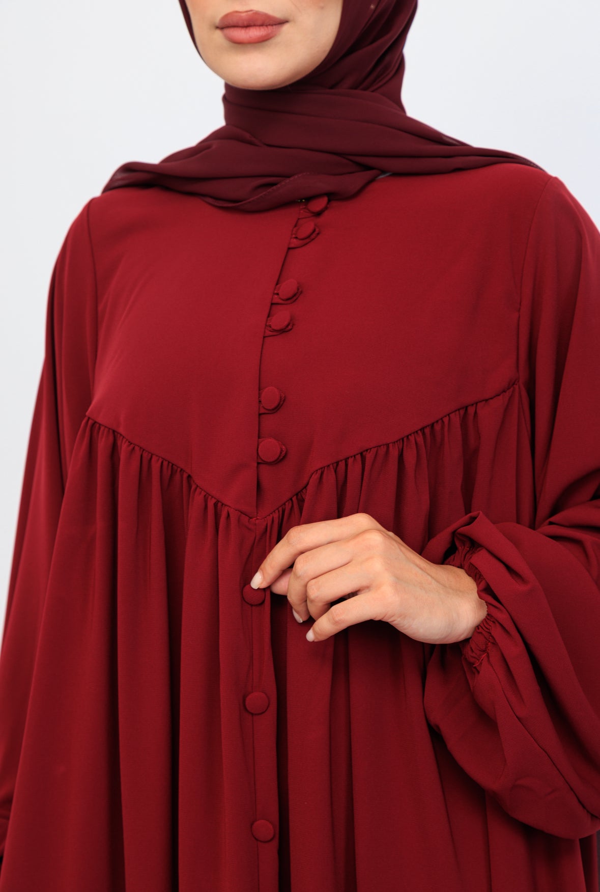 Prenses Bordo renk