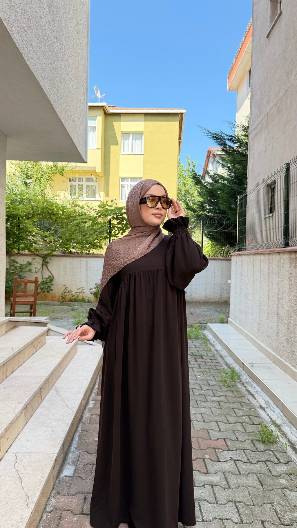 RANA elbise Akahve