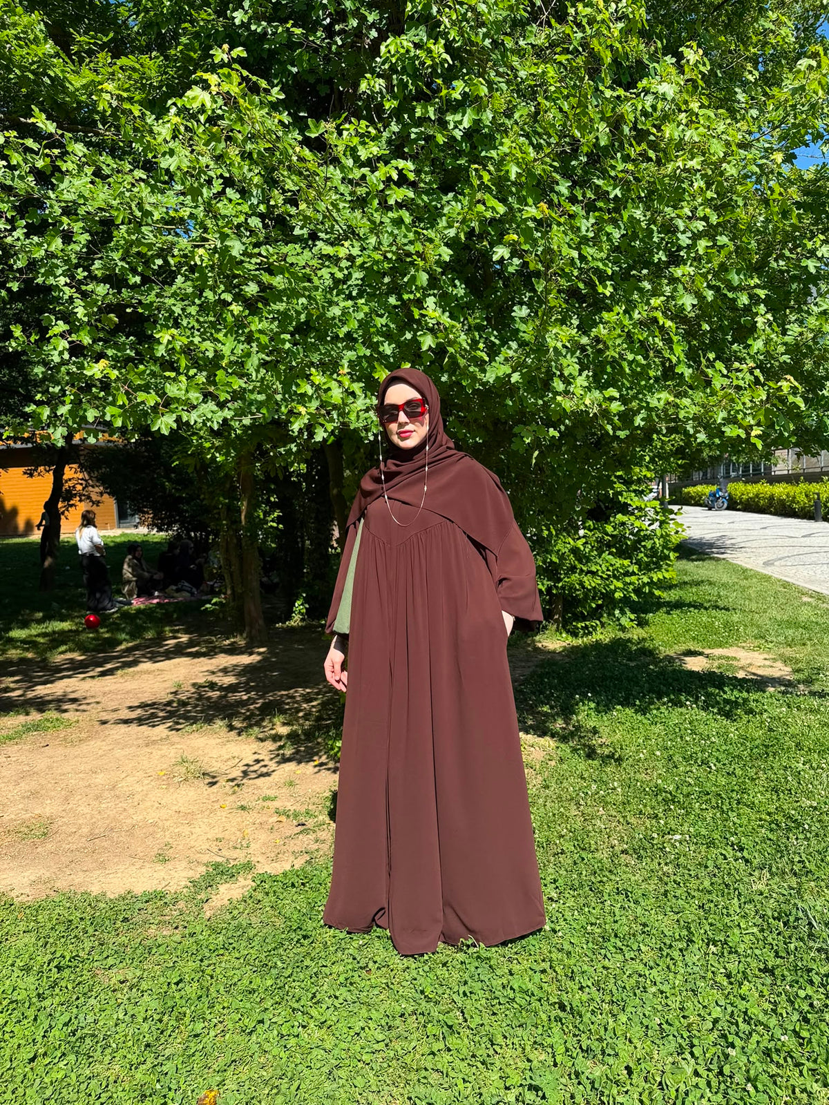 Prenses Model Mısır Medine İpeği Tesettür Ferace